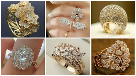 elegant gold rings